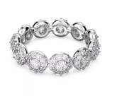 Swar*vski - Una Angelic ring Round cut, White, Rhodium plated - 5642607 / 5642609