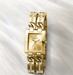 GU*SS - Ladies Gold Tone Analog Watch - GW0668L2