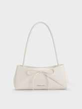 Charles & Ke*th - Hazel Bow Panelled Shoulder Bag - Cream