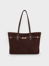 Charles & Ke*th - Arlet Double-Handle Belted Tote Bag - Espresso Brown