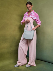 Charles & Ke*th - Mini Lyla Tubular Tote Bag - Sea Salt Blue