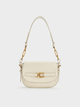 Charles & Ke*th - Gwynne Metallic-Accent Crossbody Bag - Cream