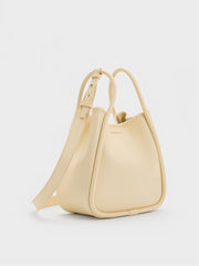 Charles & Ke*th - Mini Lyla Tubular Tote Bag - Butter Yellow