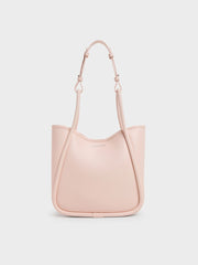 Charles & Ke*th - Mini Lyla Tubular Tote Bag - Soft Pink