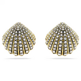 Swar*vski - Idyllia stud earrings Shell, White, gold finish - 5683970