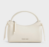 Charles & Ke*th - Hazel Bow Top Handle Bag - Cream