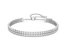 Swar*vski - Matrix Tennis bracelet - White - 5678252  / 5221397