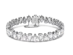 Swar*vski - Matrix Tennis bracelet - Pear Cut - 5598350-333