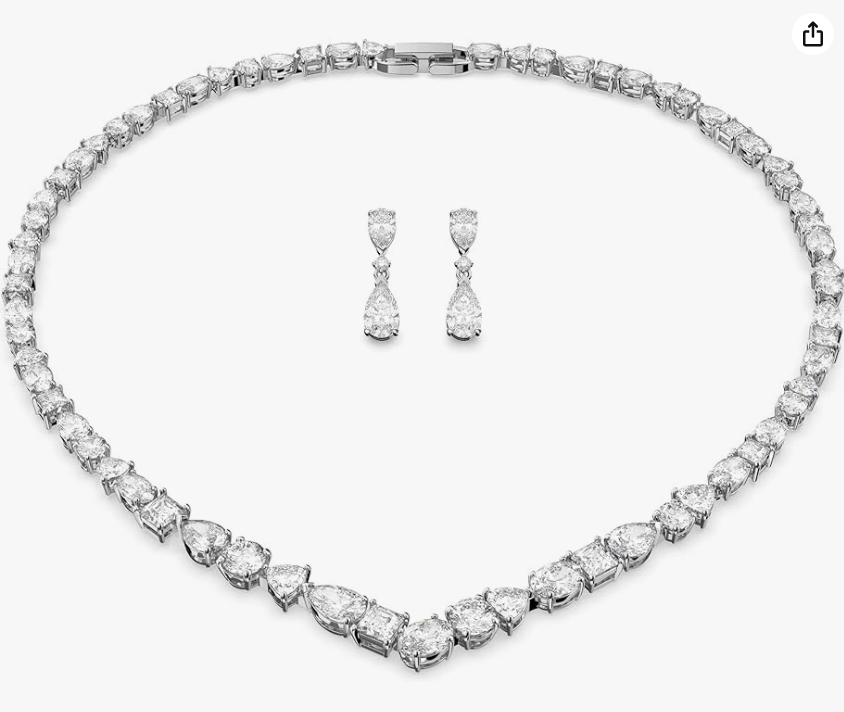 Swar*vski - Tennis Deluxe - Round Cut - Necklace - 5556917
