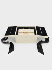 Charles & Ke*th - Quilted Boxy Top Handle Bag - Cream with Gift Box