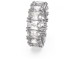 Swar*vski - Matrix Vittore ring Rectangular cut, White, Rhodium plated - 5562129 / 5572689 / 5562129 / 5572686