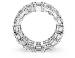 Swar*vski - Matrix Vittore ring Rectangular cut, White, Rhodium plated - 5562129 / 5572689 / 5562129 / 5572686