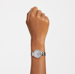 Swar*vski - Cosmopolitan watch Swiss Made, Metal bracelet, White, Mixed metal finish - 5644081