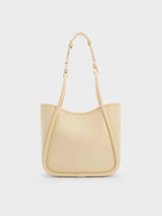 Charles & Ke*th -  Mini Lyla Tubular Tote Bag - CREAM