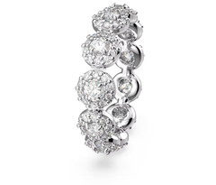 Swar*vski - Una Angelic ring Round cut, White, Rhodium plated - 5642607 / 5642609