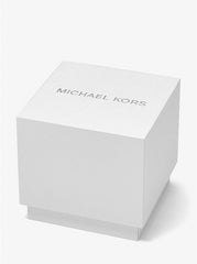 Michael K*rs - Mini Lenn*x Pavé Silver-Tone Watch - MK7280