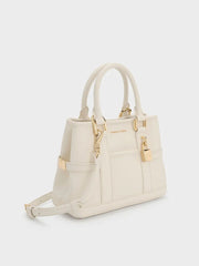 Charles & Ke*th - Mini Scottie Tote Bag - Cream