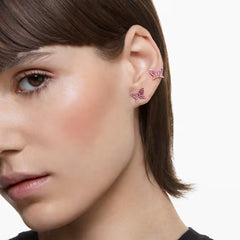Swar*vski - Idyllia Lilia stud earrings Butterfly, Pink, Rose gold-tone plated - 5636428 / 5378694