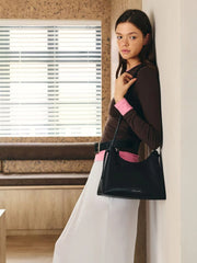 Charles & Ke*th - Hazel Bow Hobo Bag - Noir