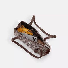 C*ACH - Ashe* Shoulder Bag - Signature Jacquard