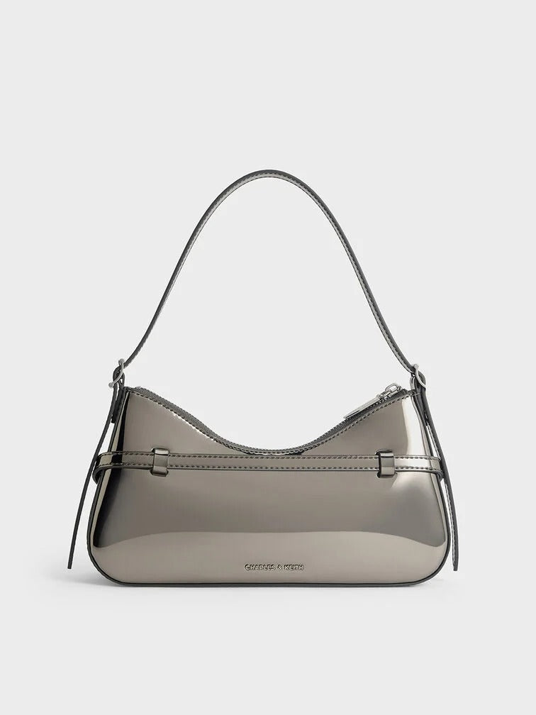 Charles & Ke*th - Sloane Shoulder Bag - Pewter