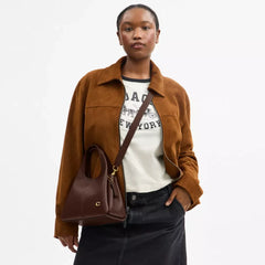 C*ACH - Lan* Shoulder Bag 23 - Brass/Maple