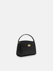 PEDR*  Belted Canvas Handbag - Black