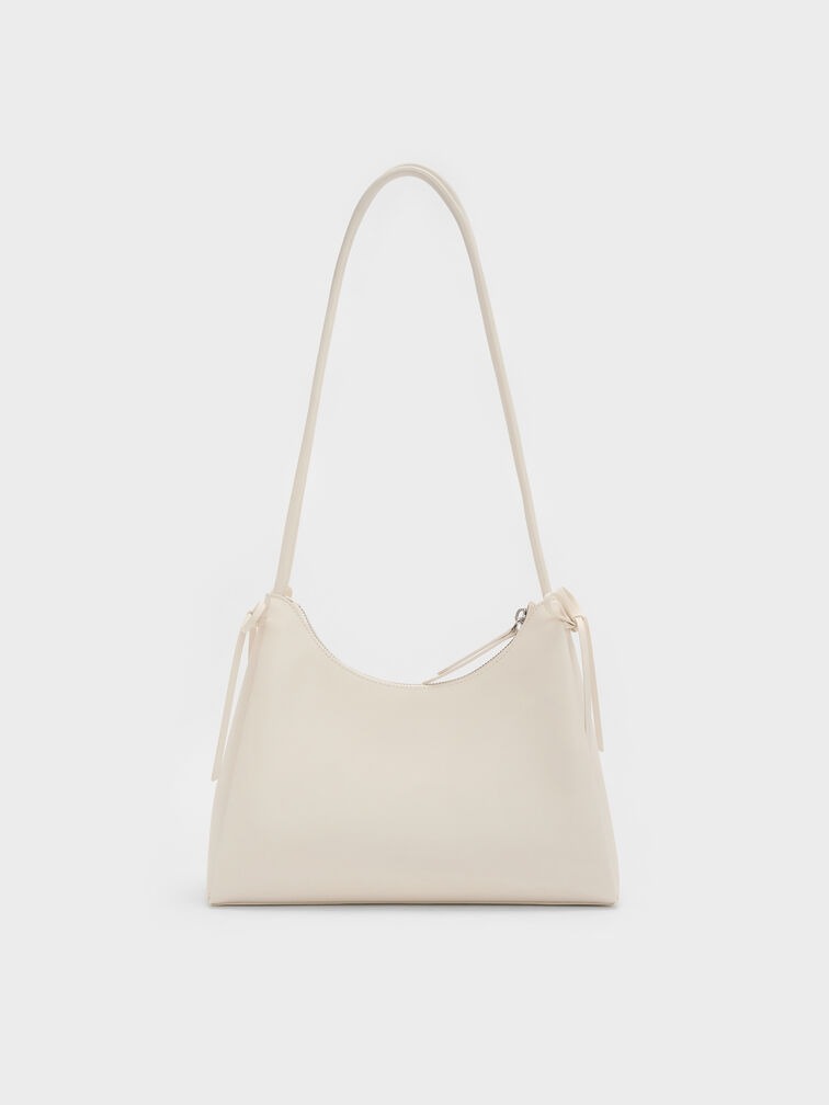 Charles & Ke*th - Hazel Bow Hobo Bag - Cream