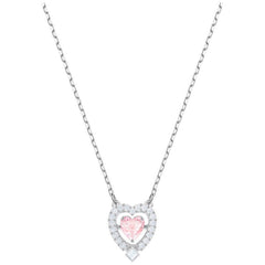 Swar*vski - Sparkling Dance Heart Necklace rhodium-plated - 5465284