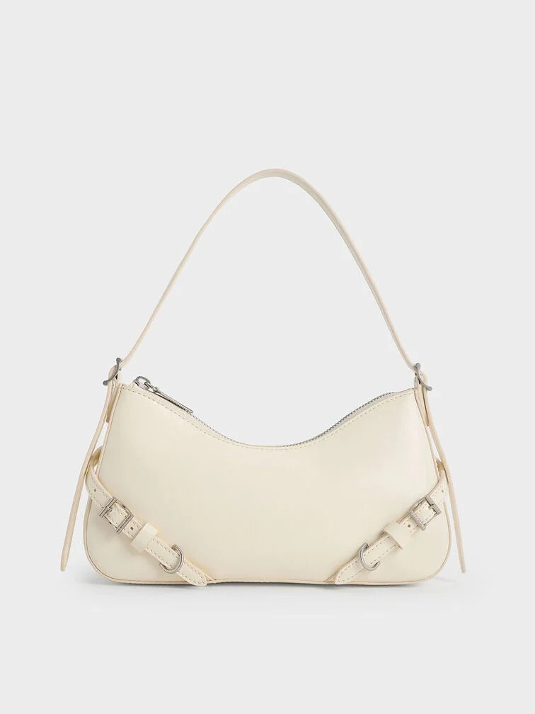 Charles & Ke*th - Sloane Shoulder Bag - Cream