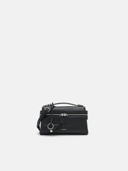 PEDR*  Alyssa Leather Shoulder Bag - Black