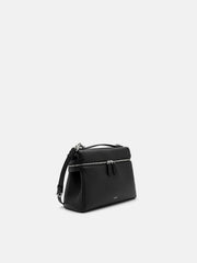 PEDR*  Alyssa Leather Backpack - Black