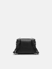 PEDR*  Alyssa Leather Backpack - Black