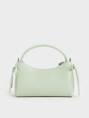 Charles & Ke*th - Hazel Bow Top Handle Bag - Mint Green