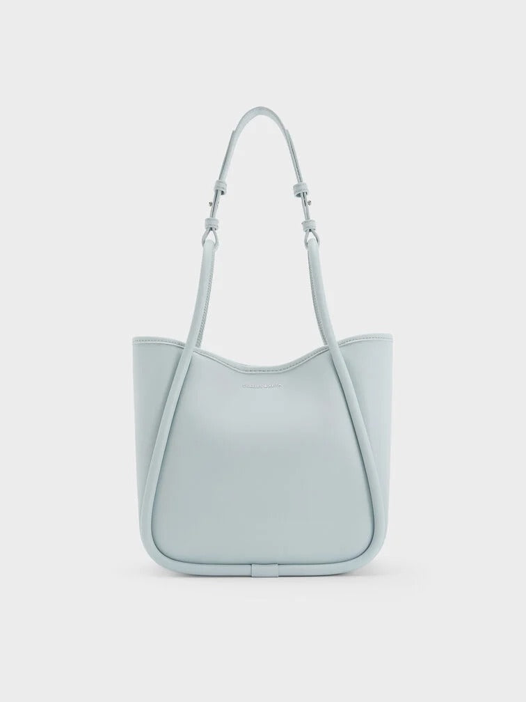 Charles & Ke*th -  Mini Lyla Tubular Tote Bag - Sea Salt Blue