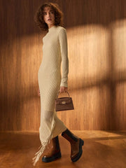 Charles & Ke*th - Aubrielle Croc-Effect Belted Top Handle Bag - Chocolate Croco