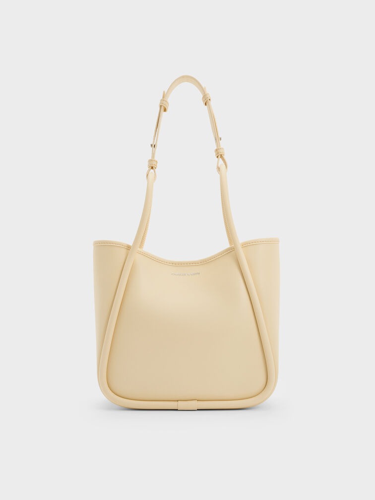 Charles & Ke*th -  Mini Lyla Tubular Tote Bag - Butter Yellow