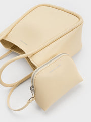 Charles & Ke*th -  Mini Lyla Tubular Tote Bag - Butter Yellow
