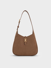 Charles & Ke*th - Mini Adalyn Hobo Bag - Mocha Brown