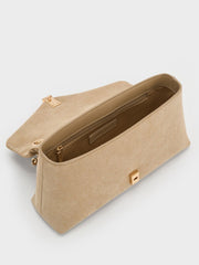 Charles & Ke*th - Lilibet Chain-Strap Bag - Nutmeg Beige