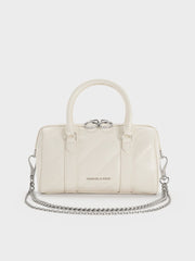 Charles & Ke*th - Philomena Bowling Bag - Cream