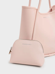 Charles & Ke*th -  Mini Lyla Tubular Tote Bag - Soft Pink