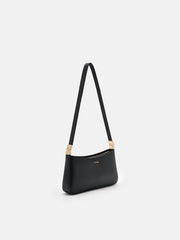 PEDR*  Jatte Leather Crossbody Pouch - Black