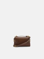 PEDR*  Alyssa Leather Shoulder Bag - Brown