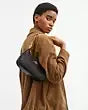 C*ACH Ter* Shoulder Bag In Signature Canvas - Im/Walnut/Black