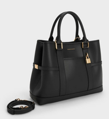 Charles & Ke*th -Scottie Tote Bag - Black