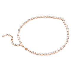 Swar*vski - Mesmera necklace Mixed cuts, White, Rose gold-tone plated (5728001)