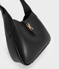 Charles & Ke*th - Mini Adalyn Hobo Bag - Black